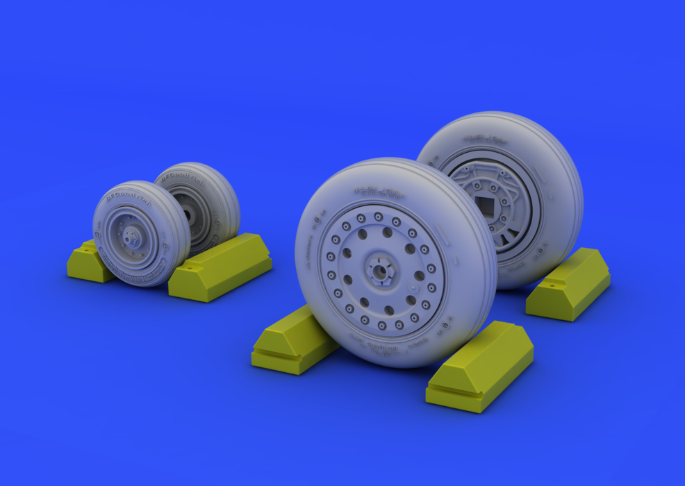 Eduard 648114 F-4B/ N wheels 1/48 (Academy) – Bild 2