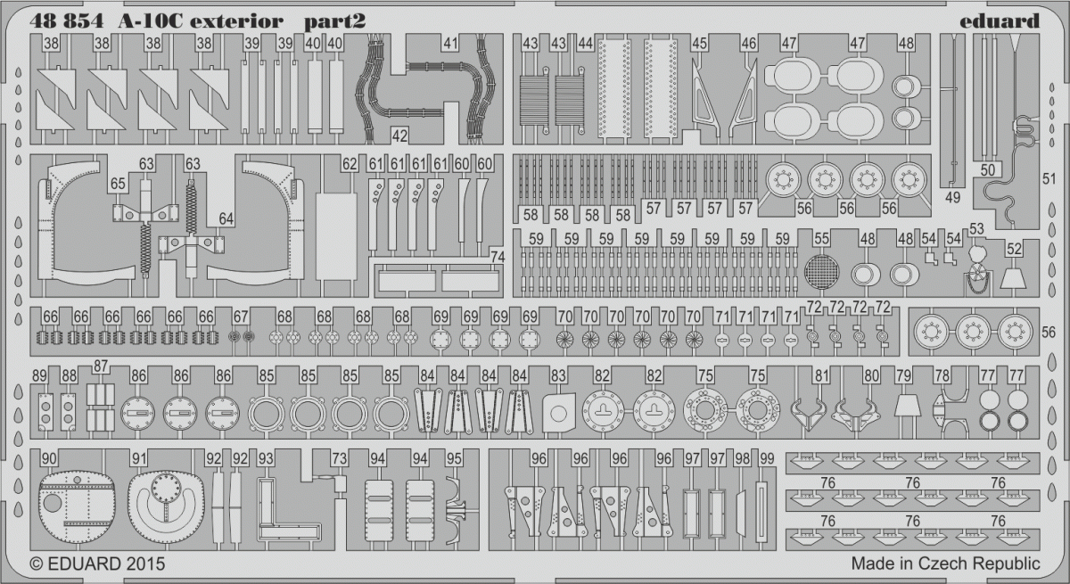 Eduard 48854 A-10C exterior 1/48 ITALERI – immagine 2