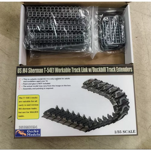 Gecko Models 35GM0094 US M4 Sherman T-54E1 Workable Track Link w/ Duckbill Track Extenders 1/35 – Bild 3