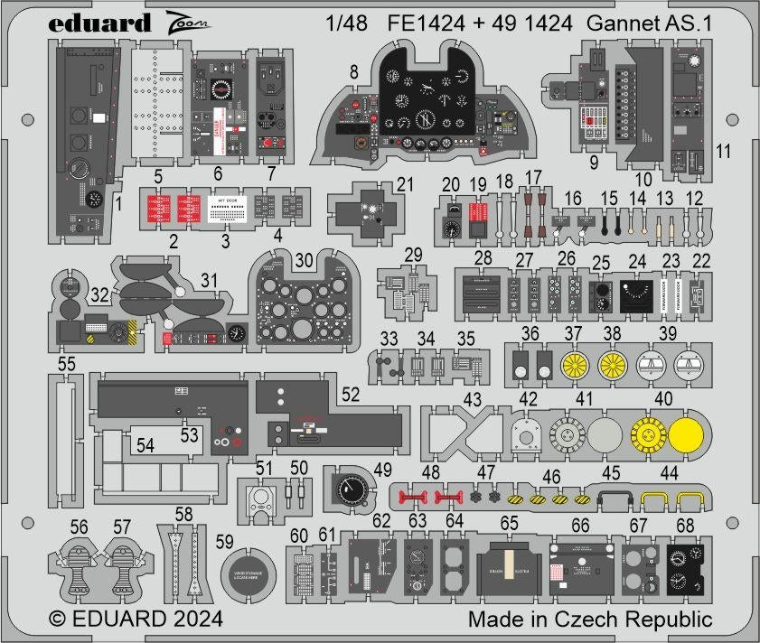 Eduard BIG49407 Gannet AS.1 AIRFIX 1/48 – Bild 3