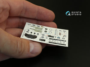 Quinta Studio QD48004 Yak-1B (late production) 3D-Printed &amp;amp; coloured Interior on decal pape (for all kits) 1/48 – imagen 5