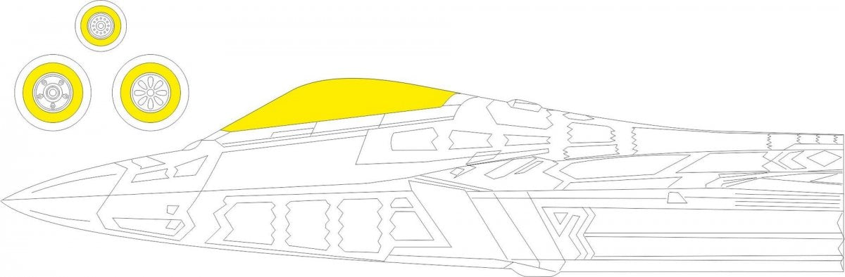 Maquette Eduard EX852 F-22A J'ADORE LES KITS 1/48