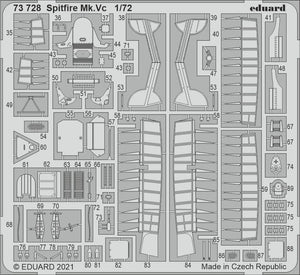 Eduard 73728 Spitfire Mk. Vc for AIRFIX 1/72 – Bild 2
