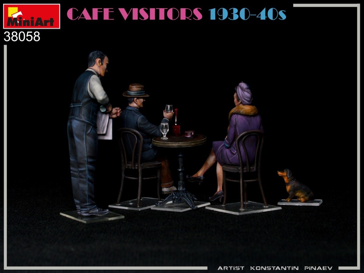 MiniArt 38058 CAFE VISITORS 1930-40S 1/35 – zdjęcie 3