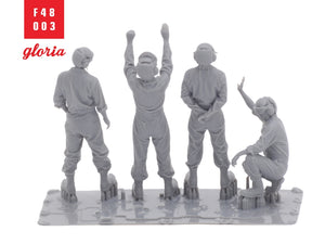 Gloria F48003 USMC Ground Crew 4 x 3D Printed figures 1/48 – imagen 7