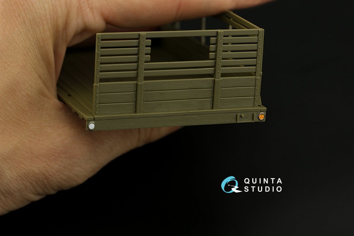 Quinta Studio QD35052 GMC CCKW 353 (open cab) 3D-Printed &amp;amp; coloured Interior on decal paper ( Tamiya ) 1/35 – Bild 6