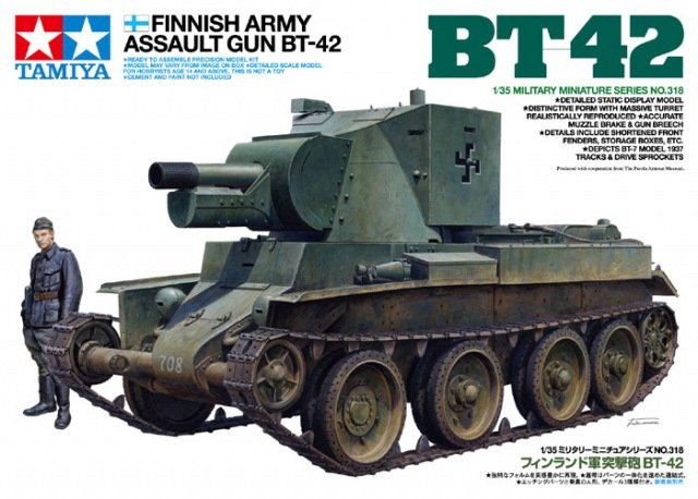 Tamiya 35318 Finnish Army Assault Gun BT-42 1/35 – imagen 2