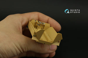 Quinta Studio QD48293 Sd.Kfz 251/1 Ausf.D 3D-Printed &amp;amp; coloured Interior on decal paper (Tamiya) 1/48 – imagen 3
