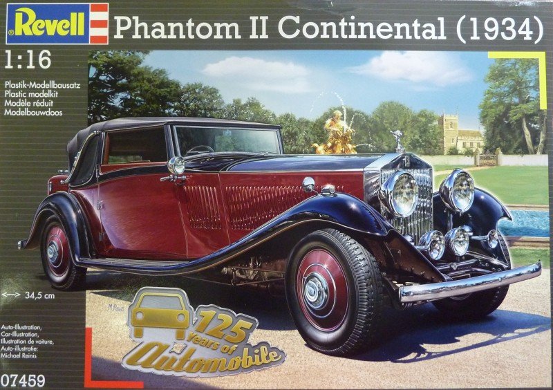 Revell 07459 Rolls Royce Phantom II Continental 1934 1/16