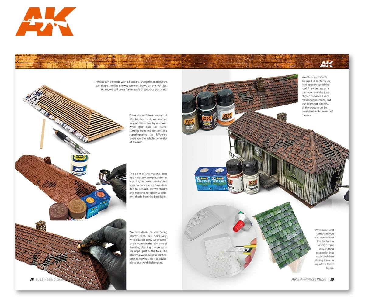 AK Interactive AK256 AK LEARNING 09: THE ULTIMATE GUIDE TO MAKE BUILDINGS IN DIORAMAS (English) – imagen 6