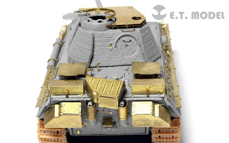 E.T. Model E72-010 WWII German Panther G Anti Aircraft Armour For DRAGON Kit 1/72 – imagen 7