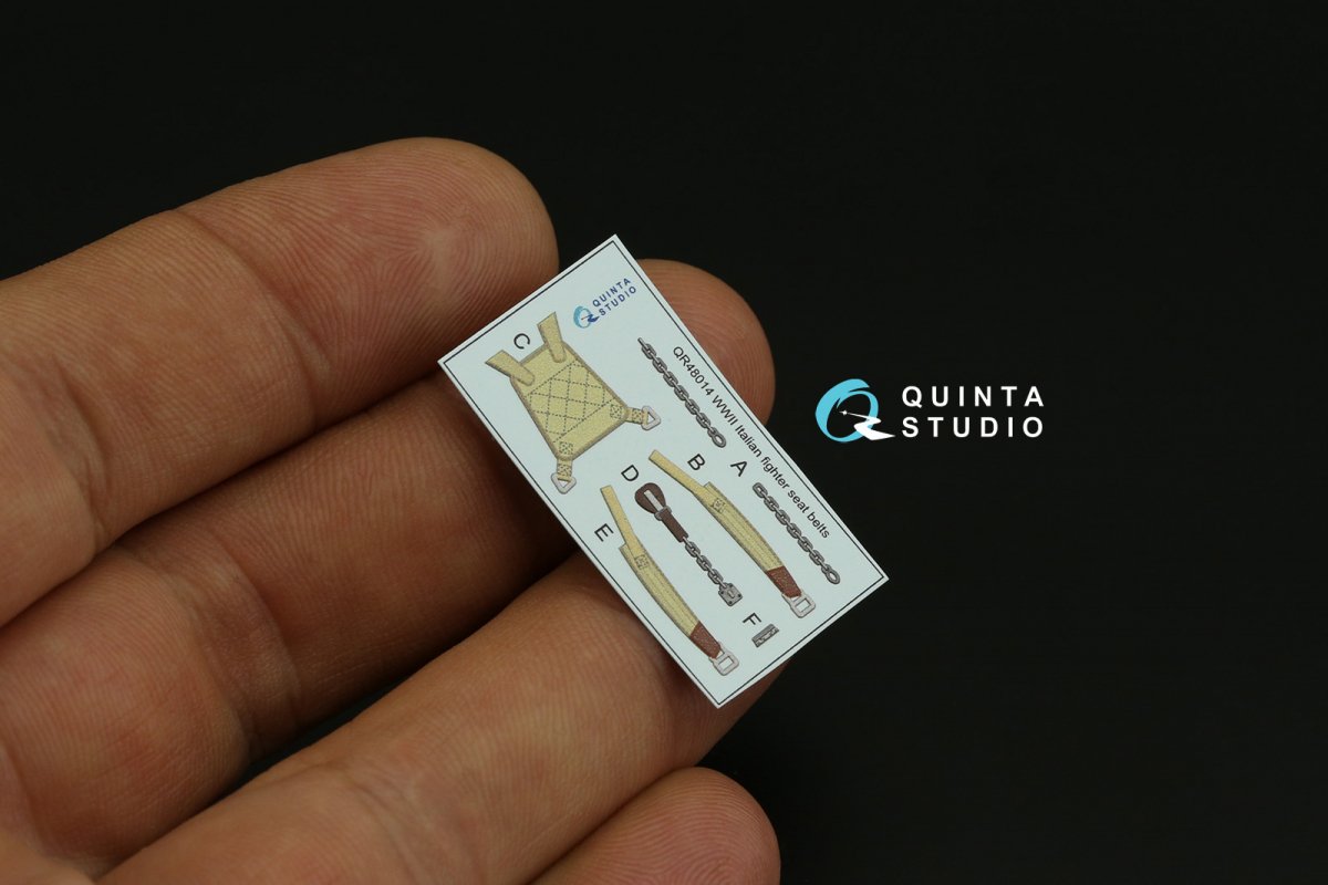 Quinta Studio QD48230 Fiat CR.42 3D-Printed &amp;amp; coloured Interior on decal paper (Italeri) 1/48 – imagen 4