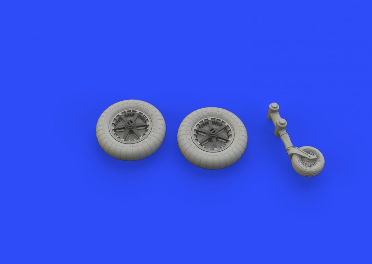 Eduard 648295 Bf 109G-2 wheels EDUARD 1/48 – imagen 5