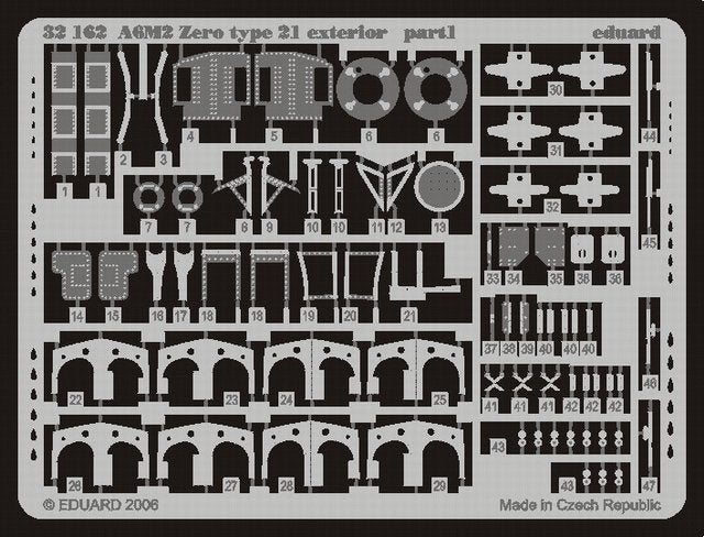 Eduard 32162 A6M2 Zero type 21 exterior 1/32 Tamiya – zdjęcie 2