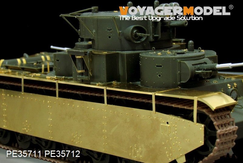 Voyager Model PE35712 WWII Russian T-35 Heavy Tank Fenders/Track Covers (For HobbyBoss 83841) 1/35 – zdjęcie 2