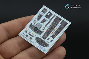 Quinta Studio QD32247 F-104C 3D-Printed &amp;amp; coloured Interior on decal paper (Italeri) 1/32 – imagen 6