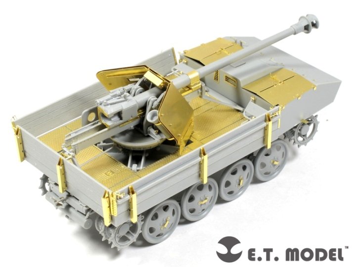 E.T. Model E35-070 WWII German 7.5cm Pak 40/4 auf RSO (For DRAGON 6640) 1/35 – Bild 3