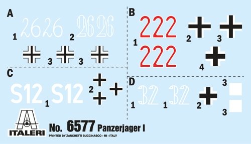 Italeri 6577 Panzerjäger I 1/35 – zdjęcie 3
