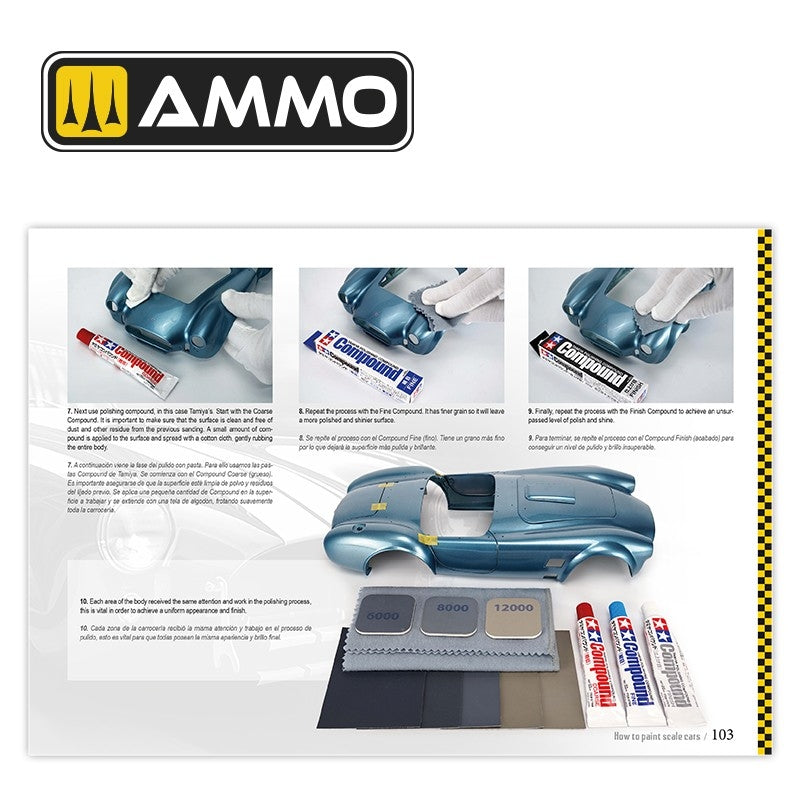 Ammo by Mig 6298 Comment peindre des voitures miniatures Bilingue : anglais et espagnol – image 7