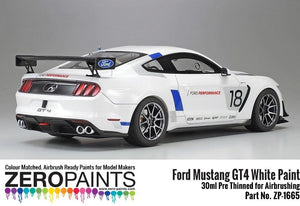 Zero Paints 1665 Ford Mustang GT4 White 30 ml – immagine 2