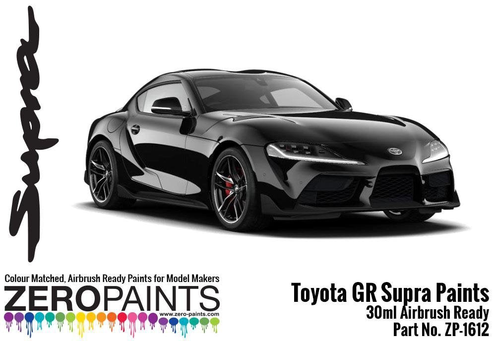 Zero Paints ZP-1612-B Toyota GR Supra Black Metallic Paint 30ml
