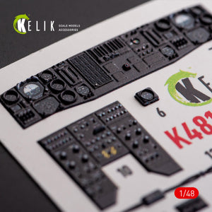 KELIK K48113 UH-60A Black Hawk - Type 1 interior 3D decals for ICM kit 1/48 – imagen 9