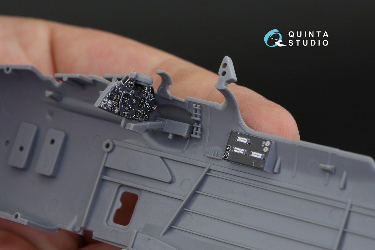 Intérieur imprimé en 3D et coloré sur papier décalcomanie Quinta Studio QD48256 Swordfish Mk.II (Tamiya) 1/48 – image 4