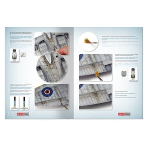 AMMO by Mig Jimenez 6536 SOLUTION BOOK 34 - BLACK EDITION - How to Paint Late WWII RAF Aircraft (Multilingual)