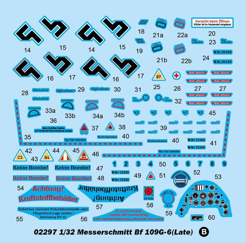 Trumpeter 02297 Messerschmitt Bf 109G-6 (Late) 1/32 – zdjęcie 14