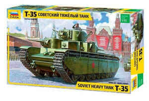 Zvezda 3667 SOVIET HEAVY TANK T-35 1/35