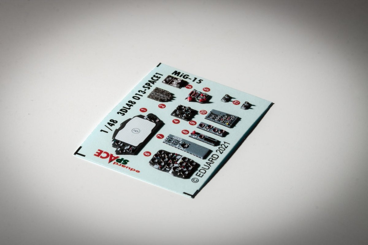 Eduard 3DL48013 MiG-15 SPACE BRONCO / HOBBY 2000 1/48 – zdjęcie 2