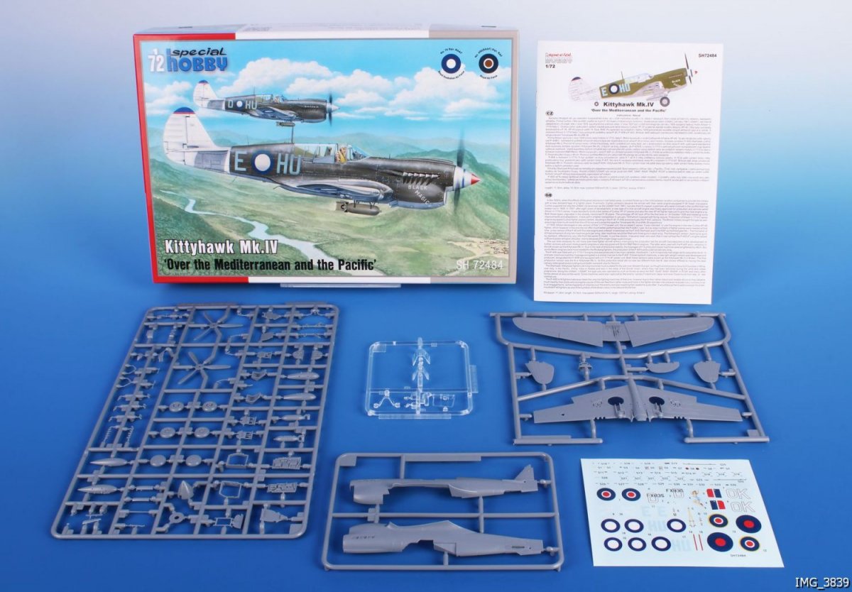 Special Hobby 72484 Kittyhawk Mk.IV &amp;#39;Over The Mediterranean and the Pacific&amp;#39; 1/72 – zdjęcie 3