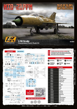 AK Interactive AK148003 MiG-21PFM Days of Glory and Oblivion 1/48 – imagen 2