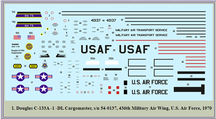 Roden 333 Douglas C-133A Cargomaster 1/144 – immagine 3