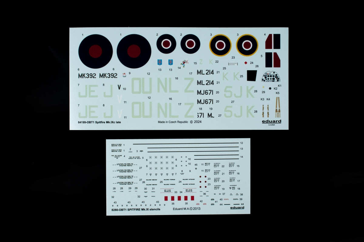 Eduard 84199 Spitfire Mk. IXc late 1/48 – immagine 8