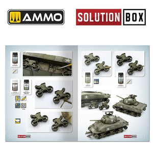 Ammo of Mig 6528 SOLUTION BOOK 22 - How to Paint WWII USA ETO Vehicles (Multilingual Book) – immagine 9