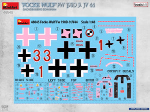 MiniArt 48045 Focke-Wulf Fw 190D-9. JV 44 “Sachsenberg Schwarm”. BASIC KIT 1/48 – image 2