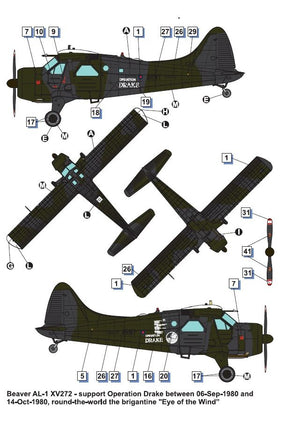 Dora Wings 48062 Beaver AL.1 (DHC-2) Army Liaison Aircraft 1/48 – Bild 4