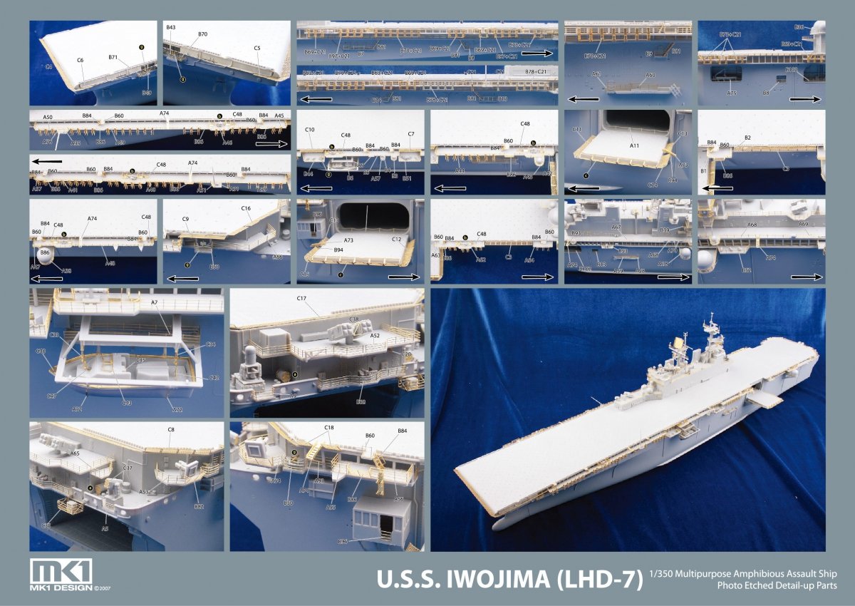 MK1 Design MS-35035 IWO Jima Detail-UP 1/350 – Bild 6