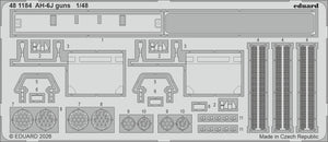 Eduard 481184 Hughes AH-6 J PE Guns Set for ICM