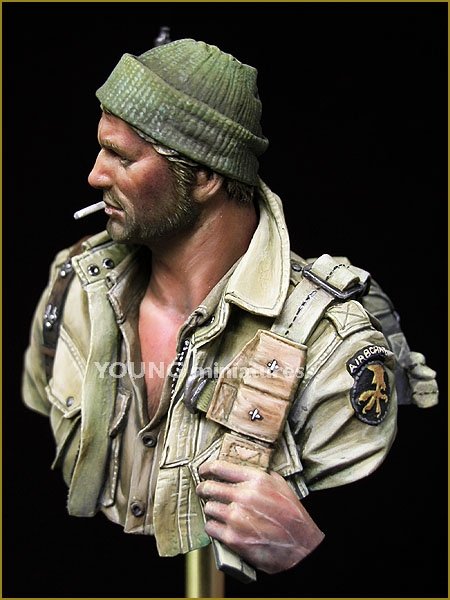 Young Miniatures YM1841 US Paratrooper WWII 17th Airbone Division 1/10 – imagen 5