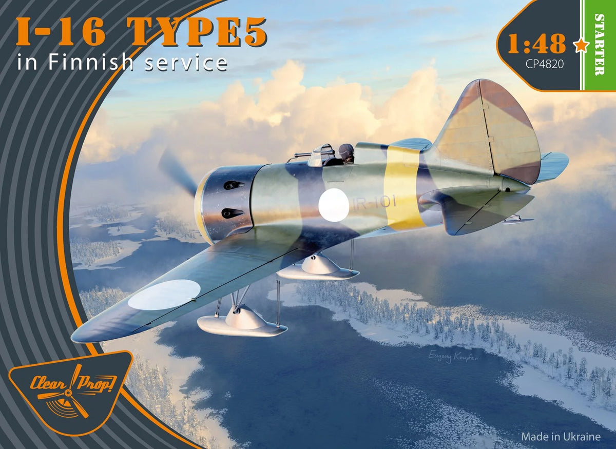 Clear Prop! CP4820 I-16 Type 5 In Finnish Service 1/48