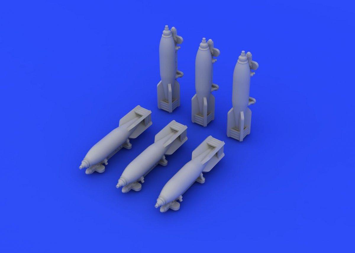 Eduard 672069 B.534 bombs &amp;amp; racks 1/72 (EDUARD) – Bild 4