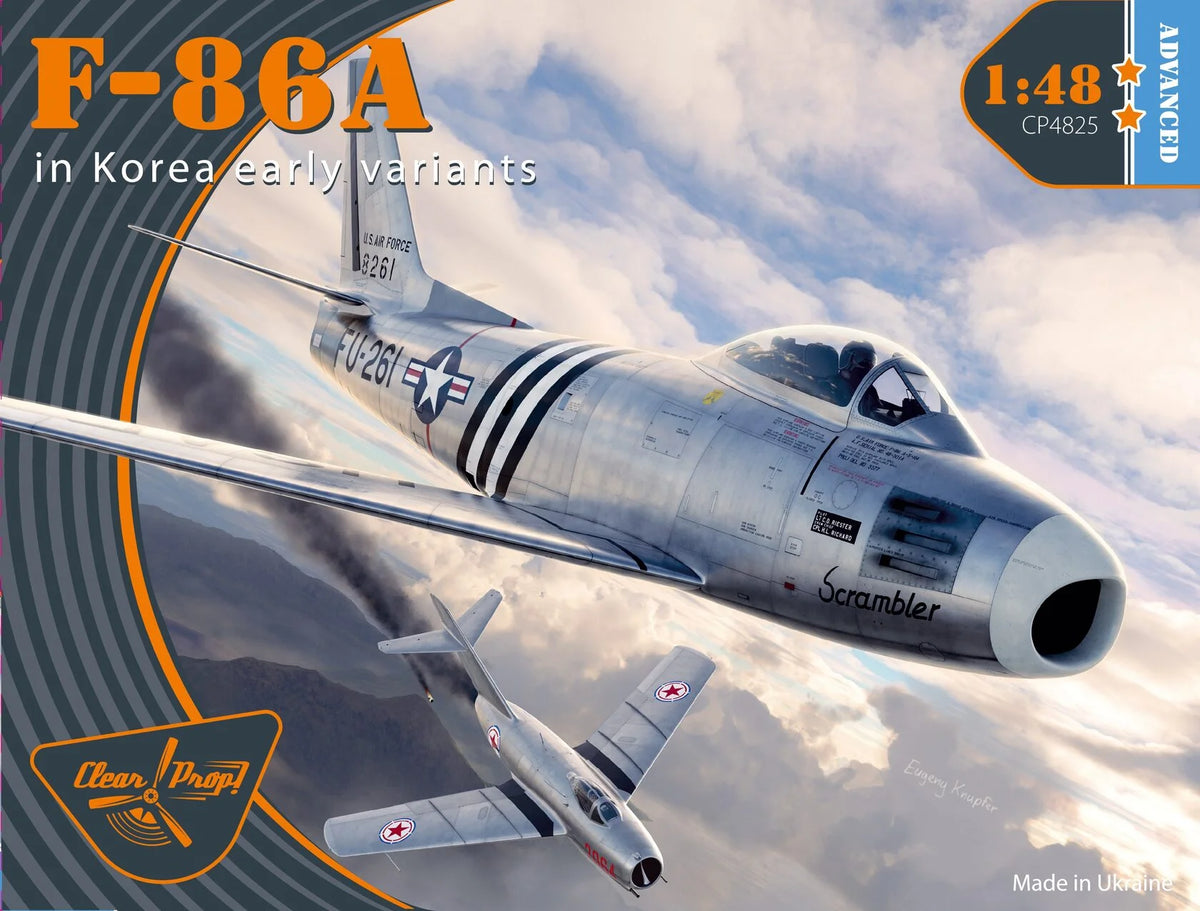 Clear Prop! CP4825 North American F-86 A Sabre in Korea Early Variants (Advanced Kit) 1/48
