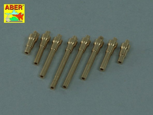 Aber A72 005 Set of 8 turned cal .50 (12,7mm) U.S. Browning M2 barrels for P-47 Thunderbolt 1/72 – imagen 3