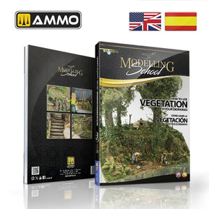 AMMO de Mig Jimenez 6254 ÉCOLE DE MODÉLISATION - Comment utiliser la végétation dans vos dioramas (Bilingue - anglais, espagnol) – image 2
