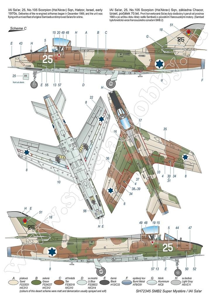 Special Hobby 72345 SMB-2 Super Mystère &amp;#39;Sa’ar – Israeli Storm in the Sky&amp;#39; 1/72 – imagen 5