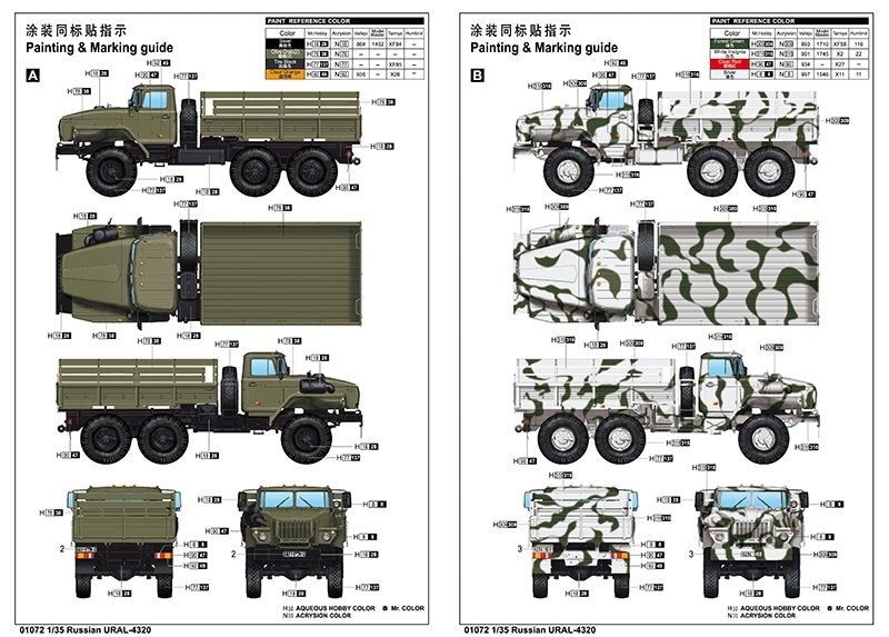 Trumpeter 01072 Russian URAL 4320 1/35 – zdjęcie 12