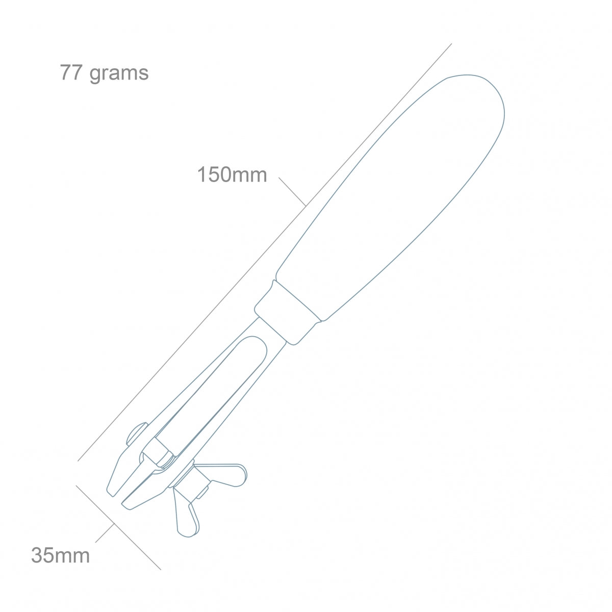 Modelcraft PPV0004 Wing Nut Hand Vice (12.5mm) – image 2