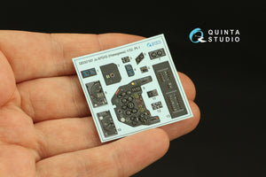 Quinta Studio QD32167 Ju 87D/G 3D-Printed &amp;amp; coloured Interior on decal paper (Hasegawa) 1/32 – imagen 4
